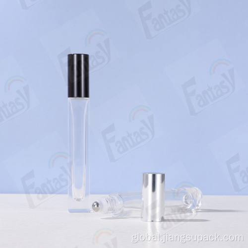 Glass Perfume Bottles 10ml Gold Glass Perfume Bottle With Roller Ball Supplier